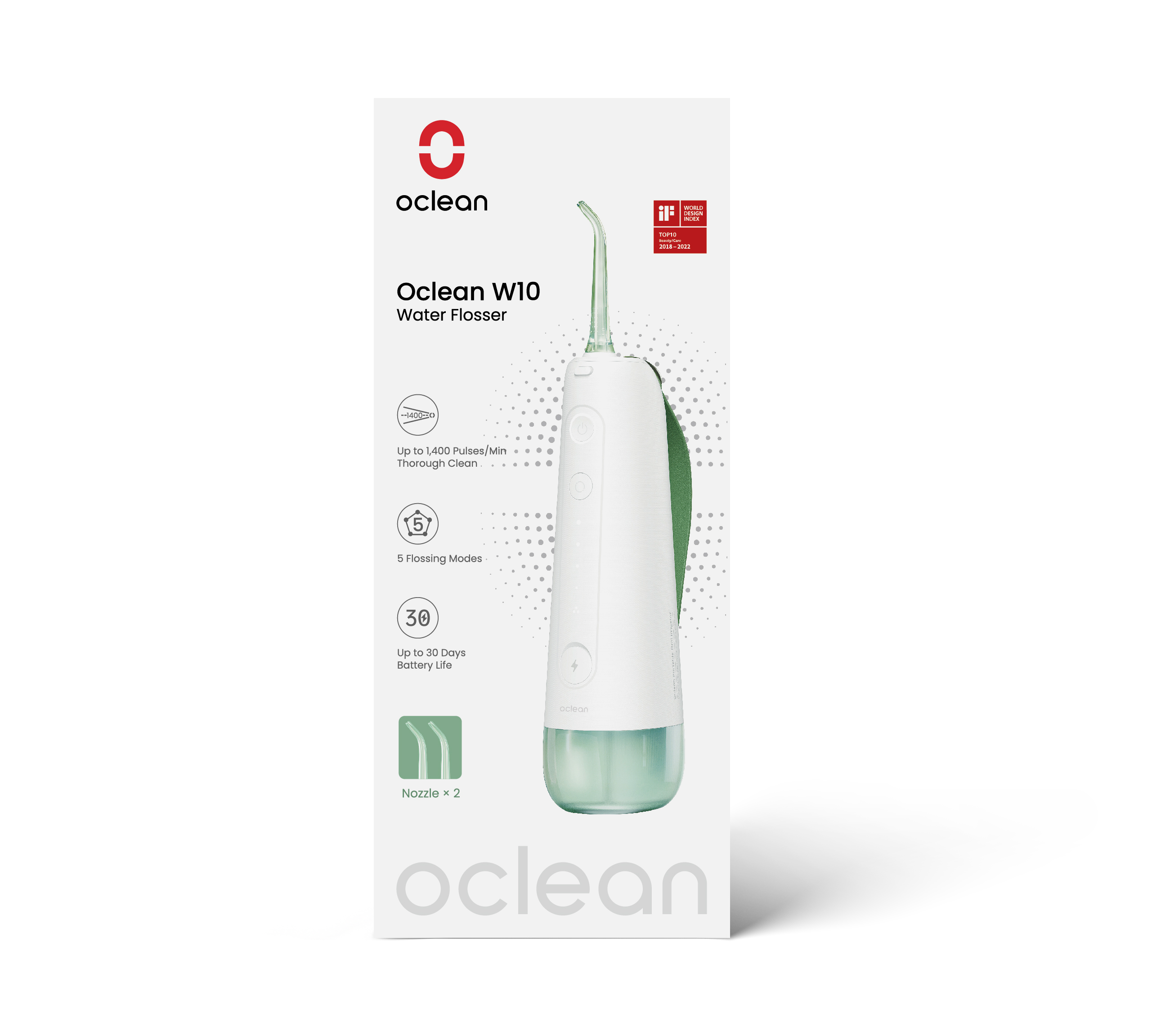 Ирригатор Oclean W10 (Зёленый)