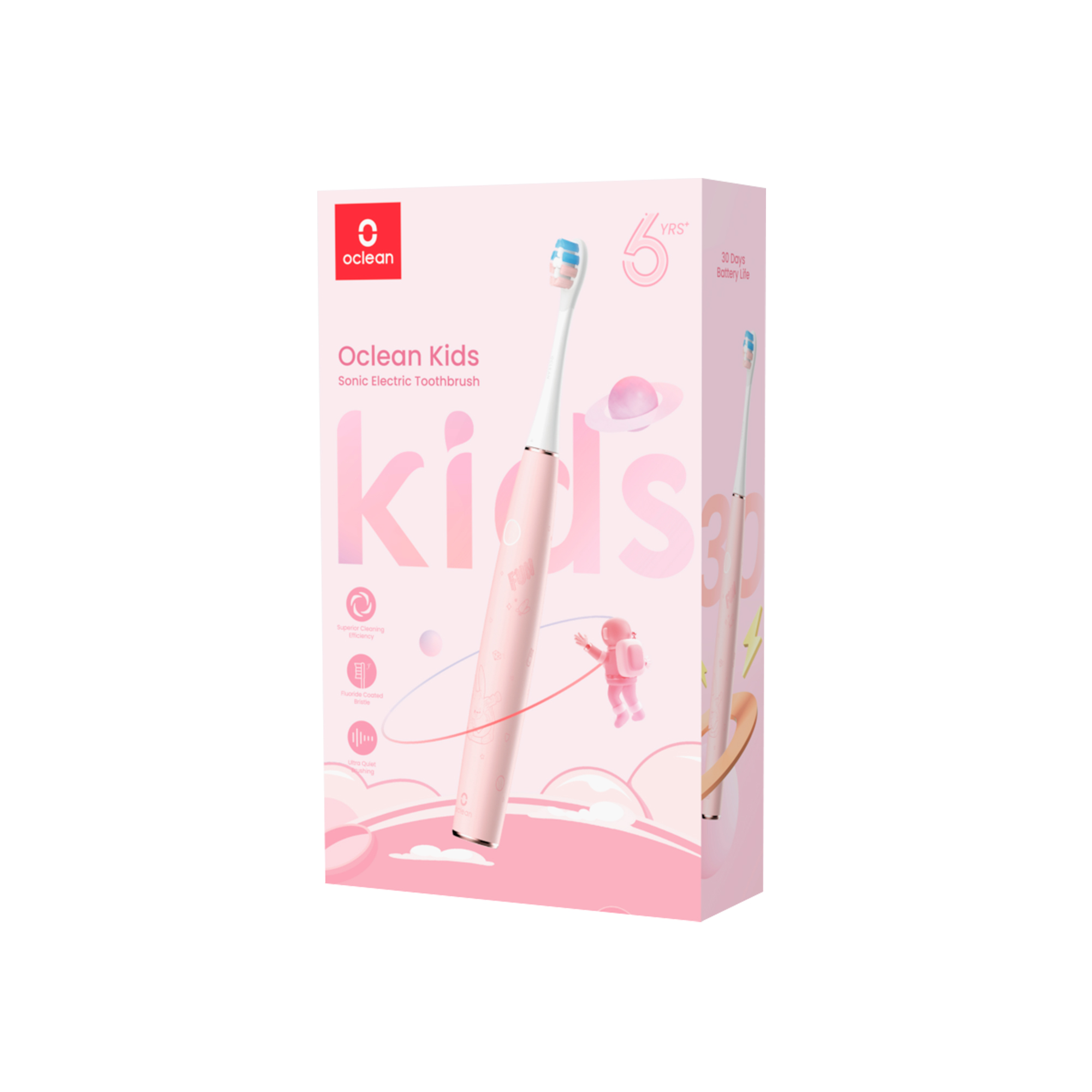 Электрическая детская зубная щетка Oclean Kids (Розовый)