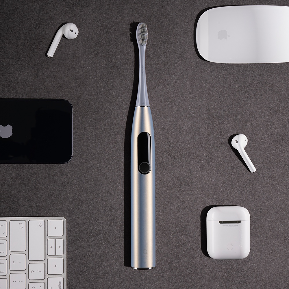 Умная электрическая зубная щетка Oclean X Pro Digital (Серебряная)