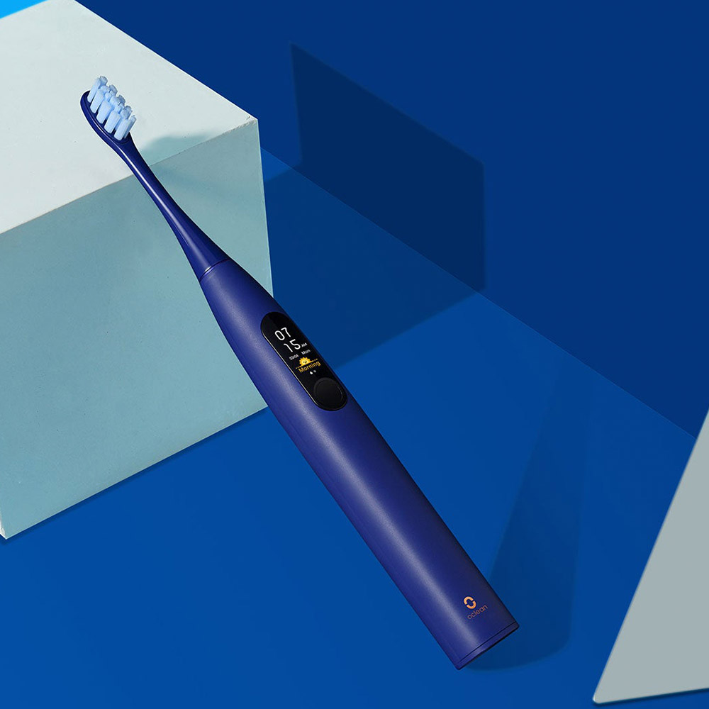Умная электрическая зубная щетка Oclean X Pro (синяя)